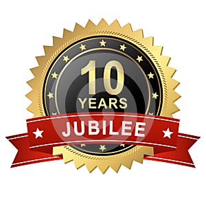 Jubileum reklamný formát primárne určený pre použitie na webových stránkach 10 roky 