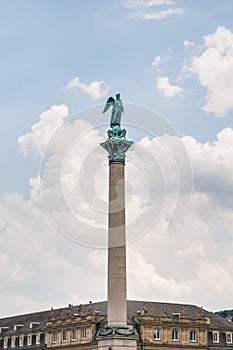 Jubilee Column at Castle Square in Stuttgart, Germany