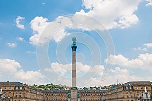 Jubilee Column at Castle Square in Stuttgart, Germany