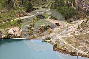 The Jucar River in Alarcon town