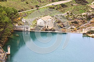 The Jucar River in Alarcon town