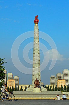 Juche Tower, Pyongyang, North-Korea