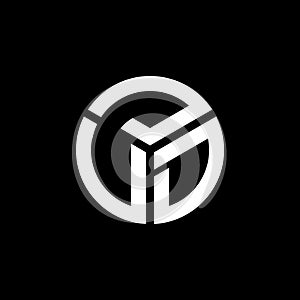 JUD letter logo design on black background. JUD creative initials letter logo concept. JUD letter design