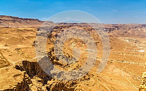 Judaean Desert as seen from Masada fortress - Israel