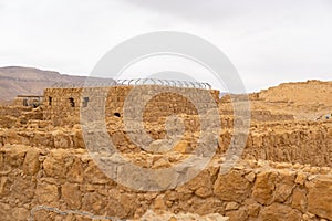 Judaean Desert, Southern District, Israel - 10 April, 2023. Masada National Park