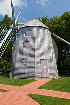 The Judah Baker Windmill in South Yarmouth, USA