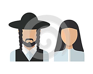 Judaic man and woman