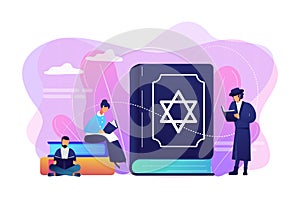 Judaism concept vector illustration