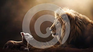 Within Judaism, the lion and the lamb carry symbolic importance