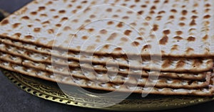 Judaism religious on jewish matza passover