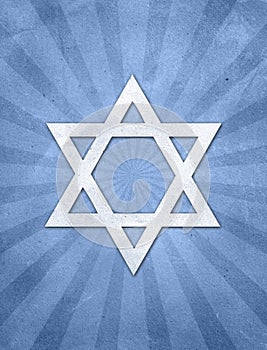 Judaism Starburst grunge background photo