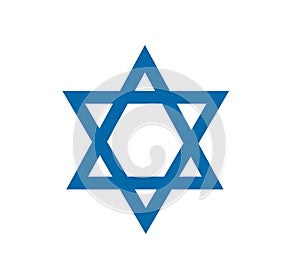 Judaism symbol icon vector illustration