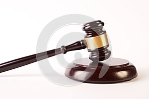 Judge gavel or law hammer