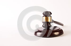 Judge gavel or law hammer