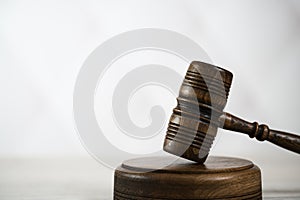 Judge`s mallet. The criminal law.