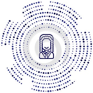 judge vector icon. judge editable stroke. judge linear symbol for use on web and mobile apps, logo, print media. Thin line