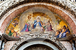 Judgement Day mosaic at St Marks in Venice