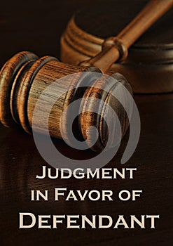 Judgement for Defendant