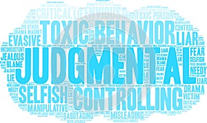 Judgmental Word Cloud