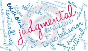 Judgmental Word Cloud