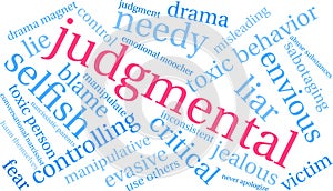 Judgmental Word Cloud