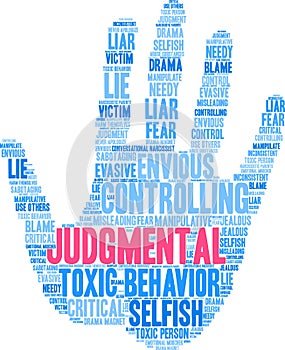 Judgmental Word Cloud