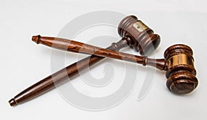 Judicial gavel for law practice