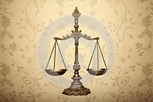 Judicious Justice background. Generate Ai