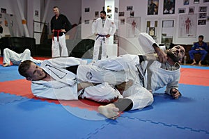 Judo lesson - submission technique