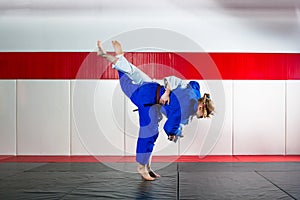 Judo on tatami