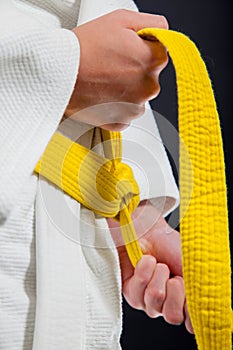 Judo white belt