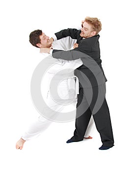 Judoist vs businessman