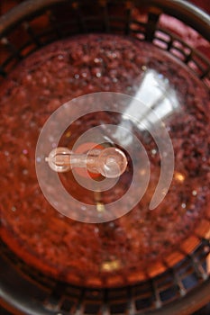 Jug of wine. Production wine. Proces fermentation