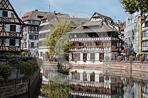 Jugend Building reflections in Petite-France Strasbourg France