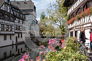 Jugend Building reflections in Petite-France Strasbourg France