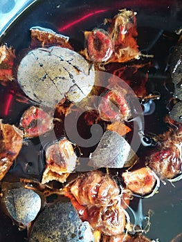 Juice from arhat fruit,