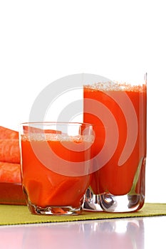 Juice and carrot