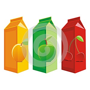 Juice carton boxes