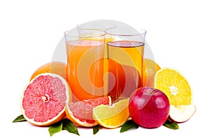 juice and fruits