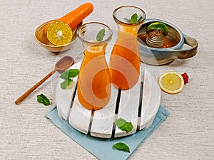 Juice orange wortel photo