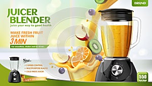 Juicer blender ads photo