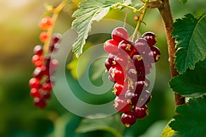 Juicy blackcurrant berries showcased in professional advertisinggraphy
