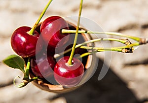 Juicy cherries