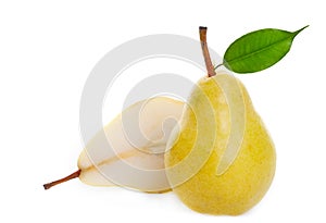 Juicy golden pear photo