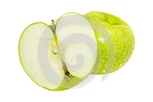 Juicy green apple