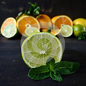 Juicy lime photo