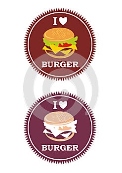 Juicy logo for restaurants and burger lovers