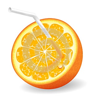 Juicy orange