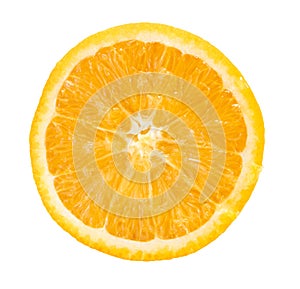 Juicy orange slice