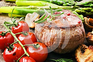 Juicy Organic Grilled Steak